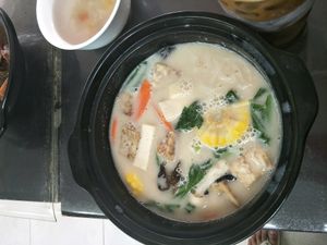 yam mee hoon at Vege Pot 素砂煲 in Central Singapore