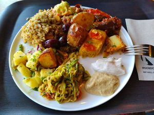 A bit of everything (I took 50% home haha) at Noordoever in Leuven