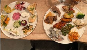 Koud en warm buffet  at Noordoever in Leuven