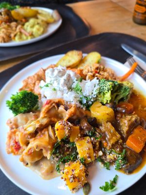 Variery from buffet at Noordoever in Leuven