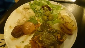 Cooked buffet choice at Noordoever in Leuven