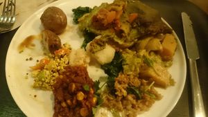 Cooked buffet choice at Noordoever in Leuven