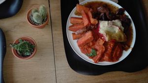 Vegan food at Noordoever in Leuven