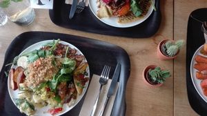 Vegan food at Noordoever in Leuven
