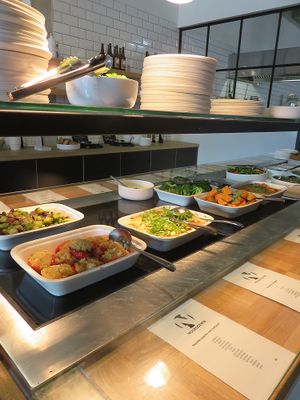 part of buffet at Noordoever in Leuven