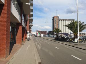 Terras other side of the street at Noordoever in Leuven
