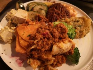 Current buffet at Noordoever in Leuven