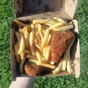 Chicken wing snack box at Lord of the Fries - Flinders Street in Melbourne