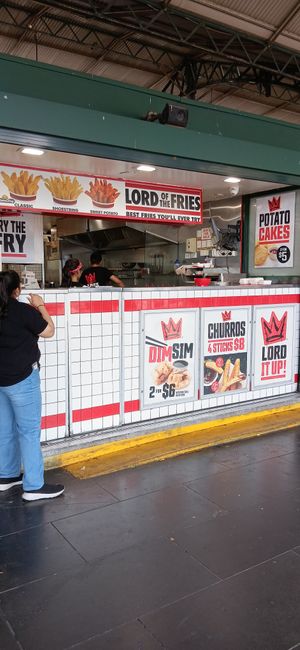 Happy Cow has merged 2 branches of Lord of the Fries at Flinders Street Station. Pictured (on 08-01-26) is the still open Swanston St branch(opposite Federation Square). at Lord of the Fries - Flinders Street in Melbourne