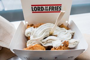 Nuggets at Lord of the Fries - Flinders Street in Melbourne