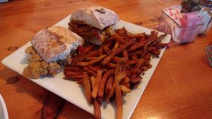 Seitan Steak at Oak House in Newmarket