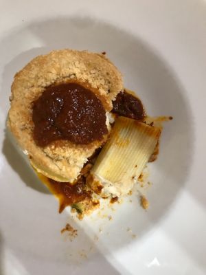 Vesuvio pasta al forno  at Vitto Pitagorico in Naples