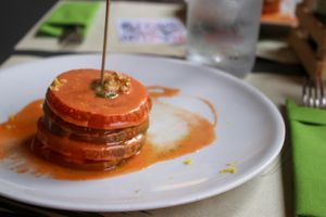 caprese at Vitto Pitagorico in Naples