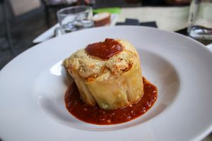 vezuvio pasta at Vitto Pitagorico in Naples