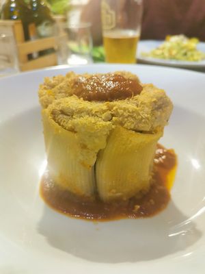 Vesuvius at Vitto Pitagorico in Naples