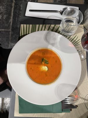 Gazpacho  at Vitto Pitagorico in Naples