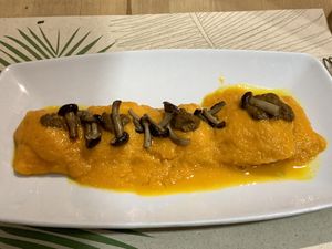 Ravioli  at Vitto Pitagorico in Naples