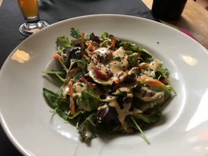 Sesame salad at Vitto Pitagorico in Naples