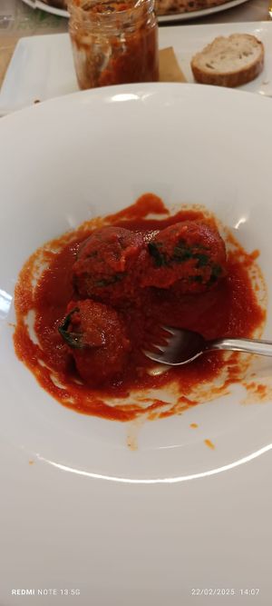 Polpette at Vitto Pitagorico in Naples