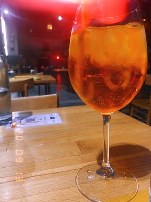 Spritz  at Vitto Pitagorico in Naples