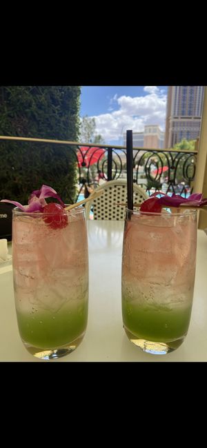 Virgin fizzy drinks   at Wynn Hotel - Tableau in Las Vegas