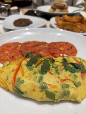Vegan omelet   at Wynn Hotel - Tableau in Las Vegas