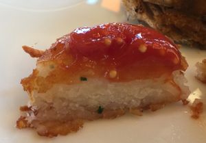 This photo is just to show the wonderful homemade ketchup they serve with the Tableau potatoes. at Wynn Hotel - Tableau in Las Vegas