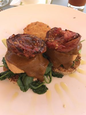 Tofu Benedict at Wynn Hotel - Tableau in Las Vegas