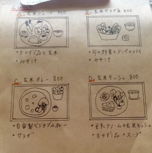 part of their lunch menu. at k u p u in Shunan