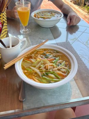 Glass noodle soup at Buddha Belly in Cat Ba