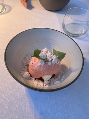 Strawberry icecream  at De Poorterij in Elen