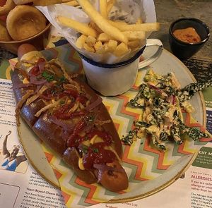 Vegan hot dog at Lounges - Cappello Lounge in Newcastle-under-lyme