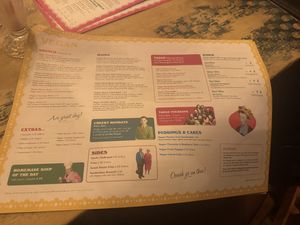 Menu as of Feb 2025  at Lounges - Cappello Lounge in Newcastle-under-lyme