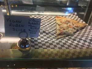 Pizza week slice at Blackbird Pizza in Portland