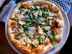 Gluten-free/vegan at Blackbird Pizza in Portland