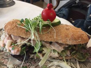 Sandwich at Cafe K-ærlig in Ribe