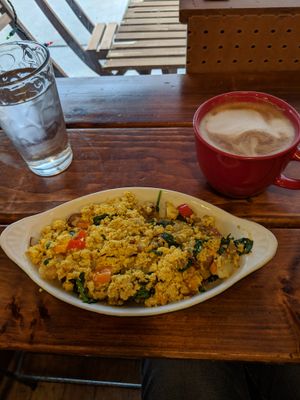 Tofu scramble at Cedar Ridge Cafe & Bakery in Maplewood