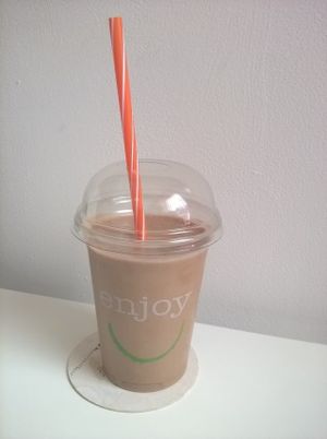 Pick me up smoothie at Roots Cafe in South Shields