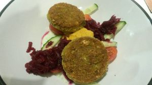 Falafels at Roots Cafe in South Shields
