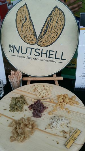 VEGAN handcrafted cheeese at Legazpi Sunday Market in Makati