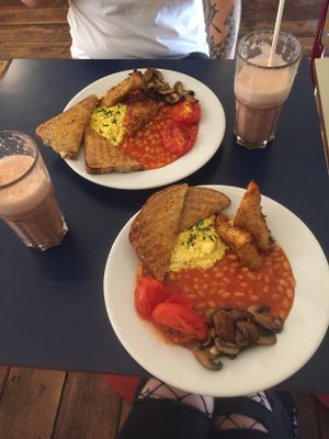 Vegan breakfast & breakfast smoothies at Boston Tea Party - Stratford-Upon-Avon in Stratford-upon-avon