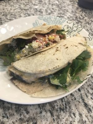 3 vegan taco options 😍 at Zia Taqueria in Asheville