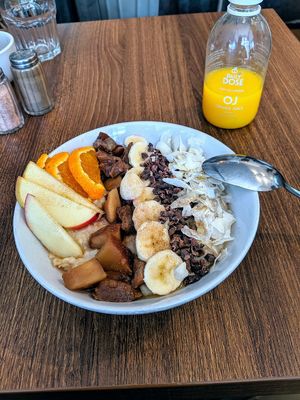 Oatmeal of the day! at Pumpkin Brown in Edinburgh