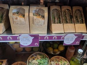Packed sandwiches at Pumpkin Brown in Edinburgh