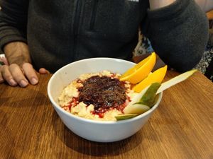 Oats at Pumpkin Brown in Edinburgh