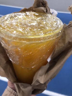 Fresh squeezed orange juice   at Juice 'N Blendz in Babylon