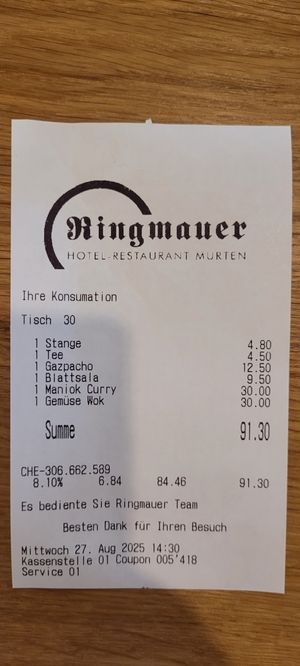  at Ringmauer Hotel-Restaurant in Murten