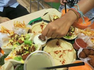 All from all! at Veggie Medio Oriente - Suipacha in Buenos Aires