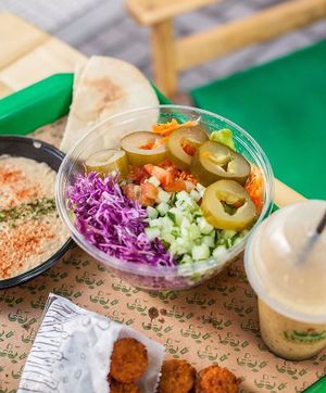 Salad at Veggie Medio Oriente - Suipacha in Buenos Aires