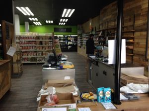 inside shop at Wholefoods Market and Health Store in Christchurch